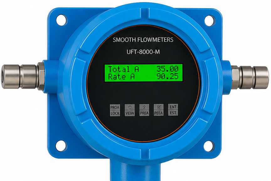 STM with Meter Mounted Flow Indicator (24 VDC Operated)